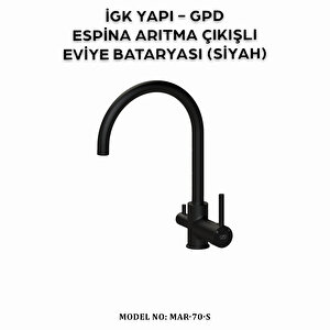 İgk Yapi - Gpd Mar70-s Espi̇na Aritma Çikişli Evi̇ye Bataryasi (si̇yah)