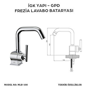 İgk Yapi - Gpd Mlb100 Frezi̇a Lavabo Bataryasi