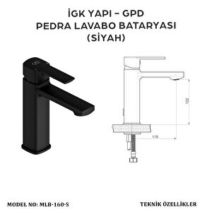 İgk Yapi - Gpd Mlb160-s Pedra Lavabo Bataryasi