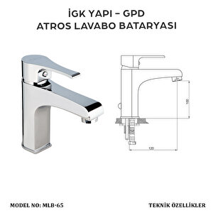 İgk Yapi - Gpd Mlb65 Atros Lavabo Bataryasi