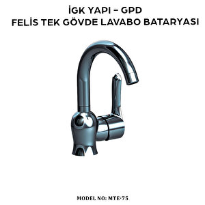 İgk Yapi - Gpd Mtl75 Feli̇s Tek Gövde Lavabo Bataryasi