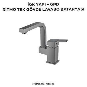 İgk Yapi - Gpd Mtl85 Ri̇tmo Tek Gövde Lavabo Bataryasi