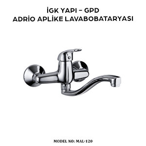 İgk Yapi - Gpd Mal120 Adri̇o Apli̇ke Lavabo Bataryasi