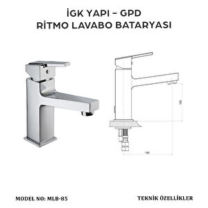 İgk Yapi - Gpd Mlb85 Ri̇tmo Lavabo Bataryasi