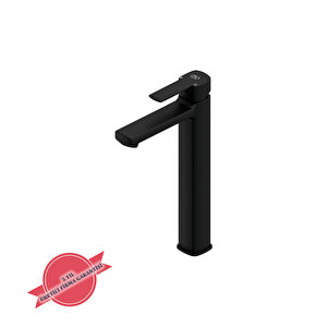 İgk Yapi - Gpd Msl160-s Pedra Set Üstü Lavabo Bataryasi (si̇yah)