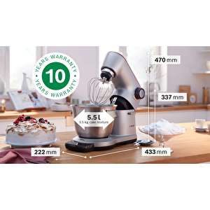 Bosch Mum9yx5s12 Optimum 1500 W 5.5 Lt Mutfak Şefi