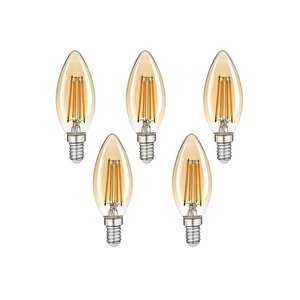 4w Rustik Ampul 2700k (amber Işık) E14 Duy - 5 Adet