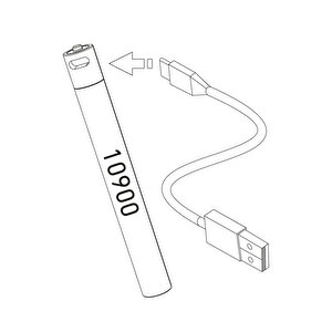 10900 Li-ion Şarj Edilebilir Pil 600 Mah