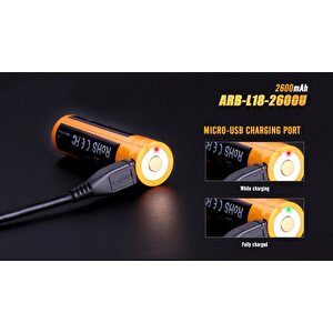 Feni̇x Arb-l18-2600 Mah Usb Şarjli Pi̇l