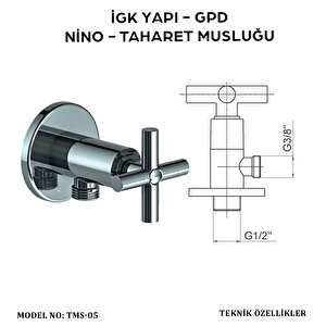 İgk Yapi - Gpd Tms05 Ni̇no Taharet Musluğu