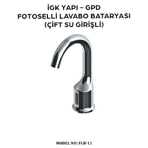 İgk Yapi - Gpd Flb11 Fotoselli̇ Lavabo Bataryasi (çi̇ft Su Gi̇ri̇şli̇)