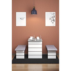 Açelya Açılır Kapanır Çok Amaçlı Balkon Mutfak Masası