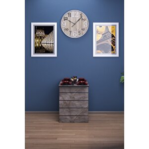 Fulya Duvara Monte Katlanabilir Pratik Yemek Masası Balkon Masası