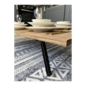 Yer Sofrası Katlanır Çalışma Masası Hamur Açma Sunum Masası Çam Montaj Gerekmez 60x90 Cm