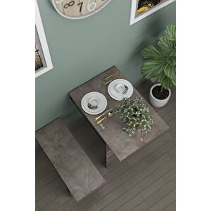 Begonya Duvara Monte Katlanabilir Tek Tabureli Pratikmutfak Masası Yemek Ması Balkon Masası
