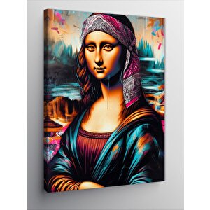Kanvas Tablo Mona Lisa Fan Art 70x100 cm