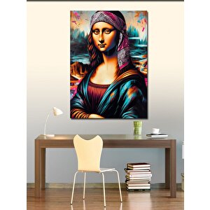 Kanvas Tablo Mona Lisa Fan Art 70x100 cm