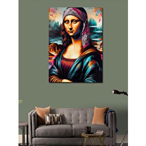 Kanvas Tablo Mona Lisa Fan Art 70x100 cm