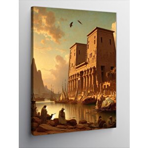 Kanvas Tablo Eski Mısır Temalı 50x70 cm