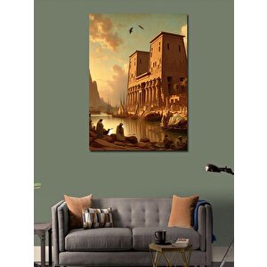Kanvas Tablo Eski Mısır Temalı 50x70 cm