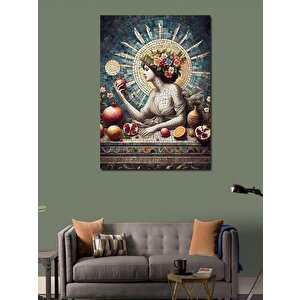 Kanvas Tablo Mozaik Nar Ve Kadın 70x100 cm