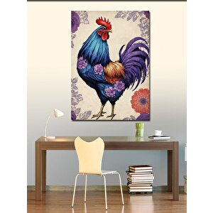 Kanvas Tablo Renkli Horoz 50x70 cm