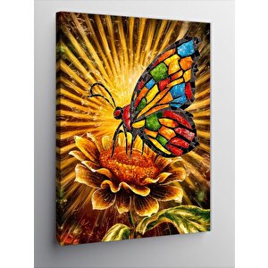 Kanvas Tablo Renkli Kaktüsler 50x70 cm