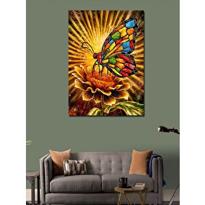 Kanvas Tablo Renkli Kaktüsler 50x70 cm