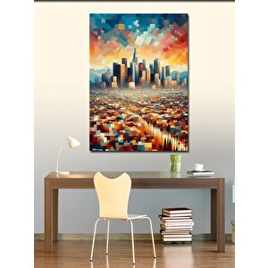 Kanvas Tablo Şehir Manzarası 100x140 cm