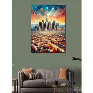 Kanvas Tablo Şehir Manzarası 50x70 cm