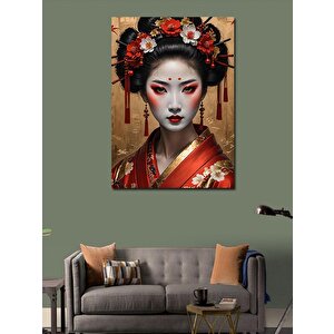 Kanvas Tablo Japon Kadın 50x70 cm