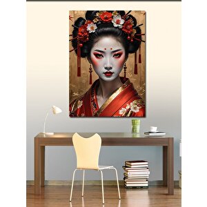 Kanvas Tablo Japon Kadın 70x100 cm
