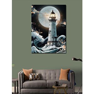 Kanvas Tablo Deniz Feneri 70x100 cm