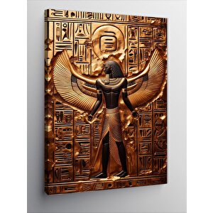 Kanvas Tablo Eski Mısır Horus 100x140 cm