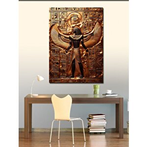 Kanvas Tablo Eski Mısır Horus 100x140 cm