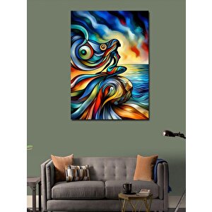 Kanvas Tablo Deniz Ve Kadın 70x100 cm