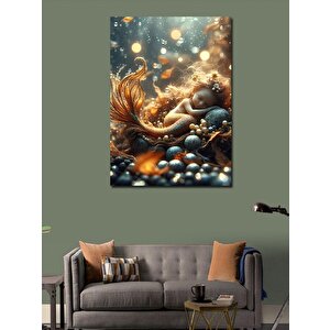 Kanvas Tablo Minik Deniz Kızı 100x140 cm