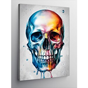 Kanvas Tablo Renkli Kuru Kafa 50x70 cm