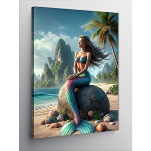 Kanvas Tablo Deniz Kızı 70x100 cm