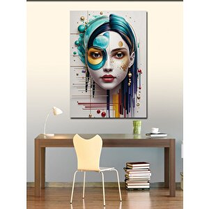 Kanvas Tablo Renkli Gözler 70x100 cm