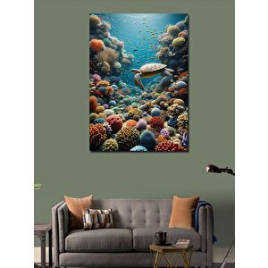 Kanvas Tablo Caretta Caretta 100x140 cm