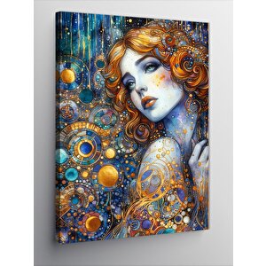 Kanvas Tablo Uzun Saçlı Kız 70x100 cm