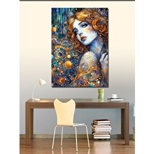 Kanvas Tablo Uzun Saçlı Kız 70x100 cm
