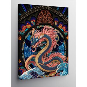 Kanvas Tablo Çin Ejderhası 50x70 cm