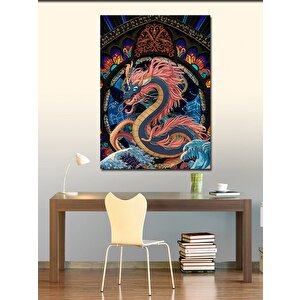 Kanvas Tablo Çin Ejderhası 50x70 cm