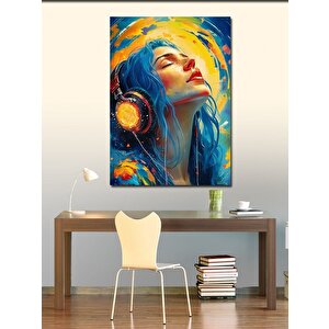 Kanvas Tablo Boyalı Melek Heykeli 50x70 cm