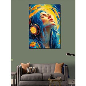 Kanvas Tablo Boyalı Melek Heykeli 50x70 cm