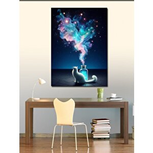 Kanvas Tablo Klasik Araba Ve Eski Sokak 70x100 cm