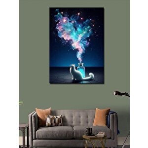 Kanvas Tablo Klasik Araba Ve Eski Sokak 70x100 cm