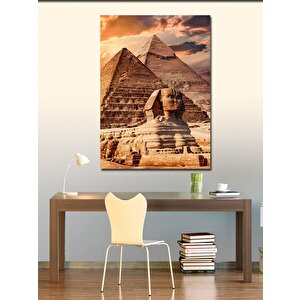 Kanvas Tablo Eski Mısır Ve Piramitler 50x70 cm
